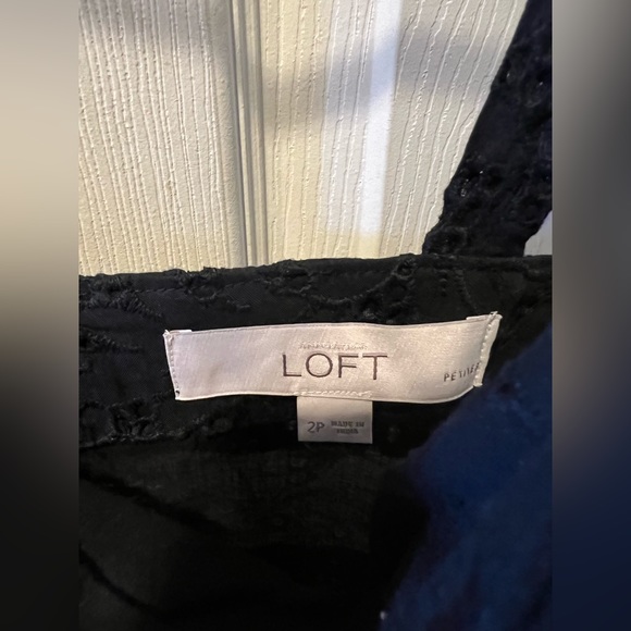 Loft Eyelet Striped Dress - Picture 2 of 5